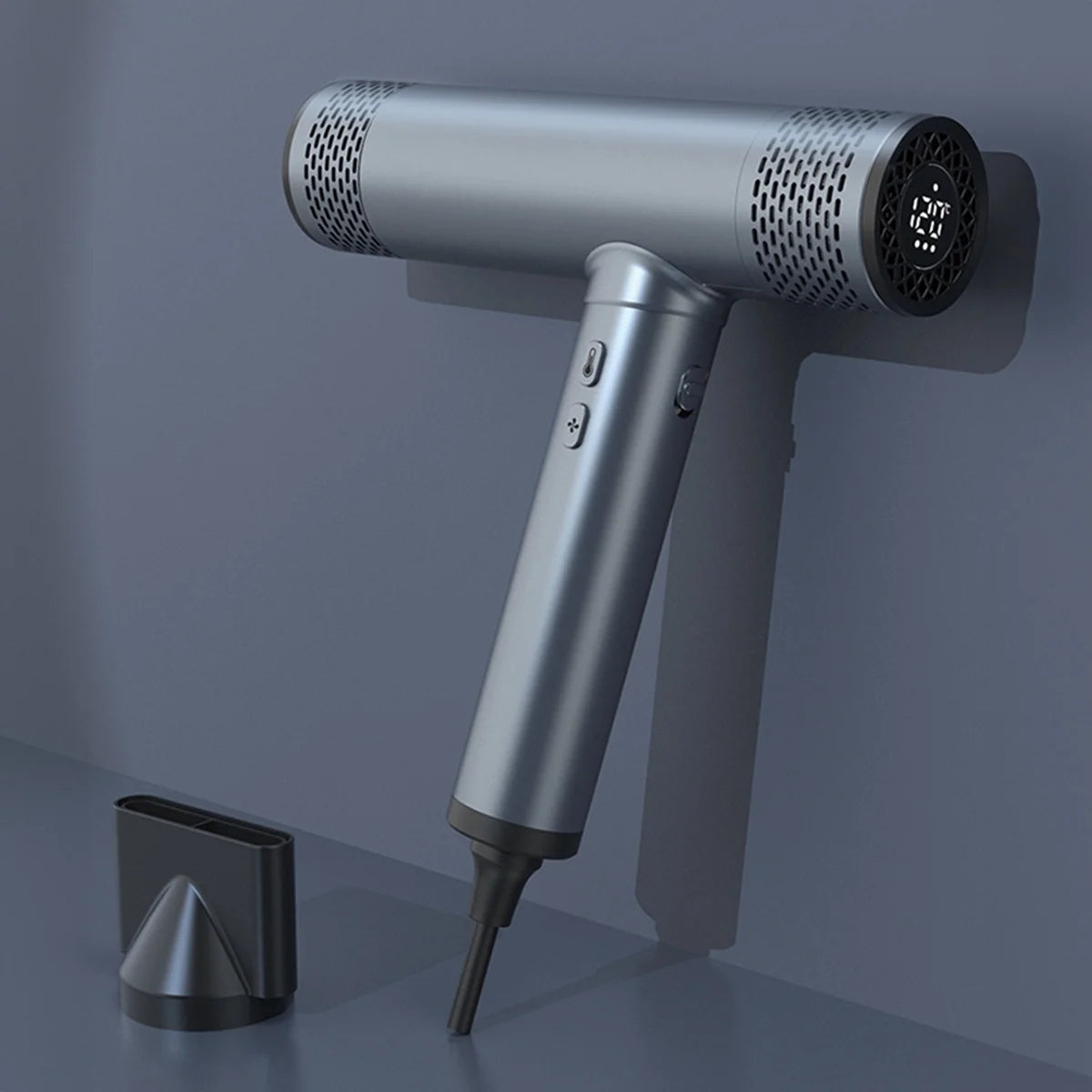 Ionic Hair Brush Dryer, Hot Cold Air, High Heat for Curls, Size 7.7*1.7*7.3