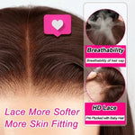 Chocolate Brown Straight Lace Front Wig