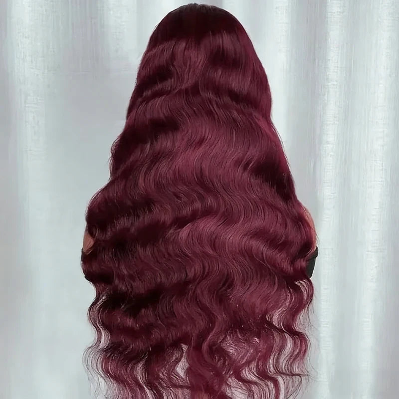 Burgundy Body Wave Lace Front Wig