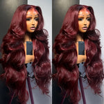 Burgundy Body Wave Lace Front Wig
