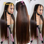 Bone Straight Ombre Human Hair Weave Bundles