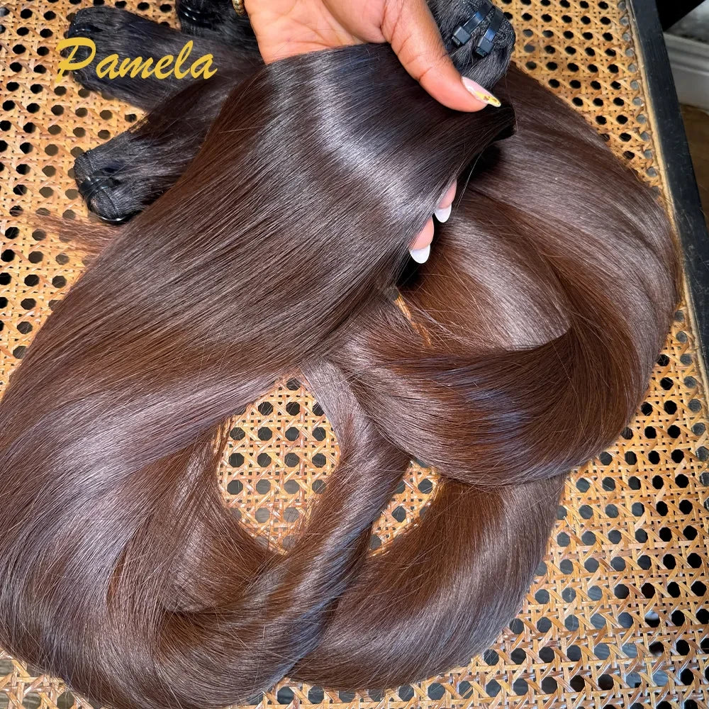Bone Straight Ombre Human Hair Weave Bundles