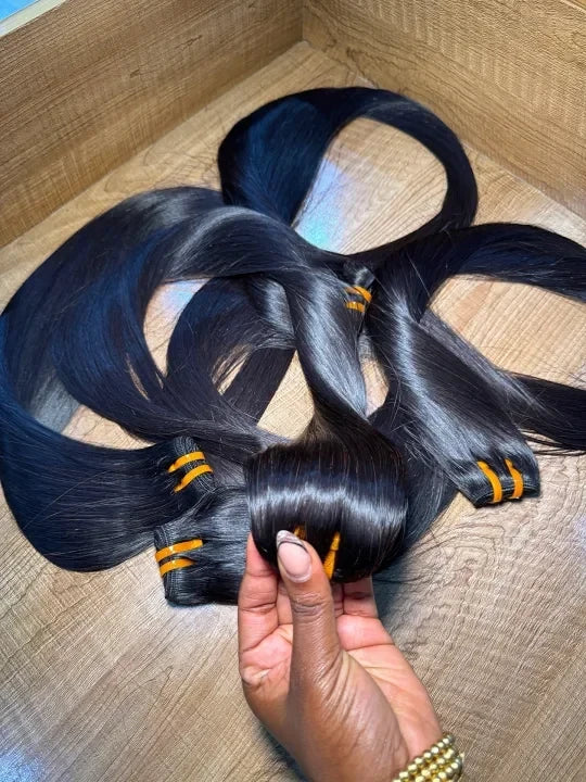 Bone Straight Ombre Human Hair Weave Bundles