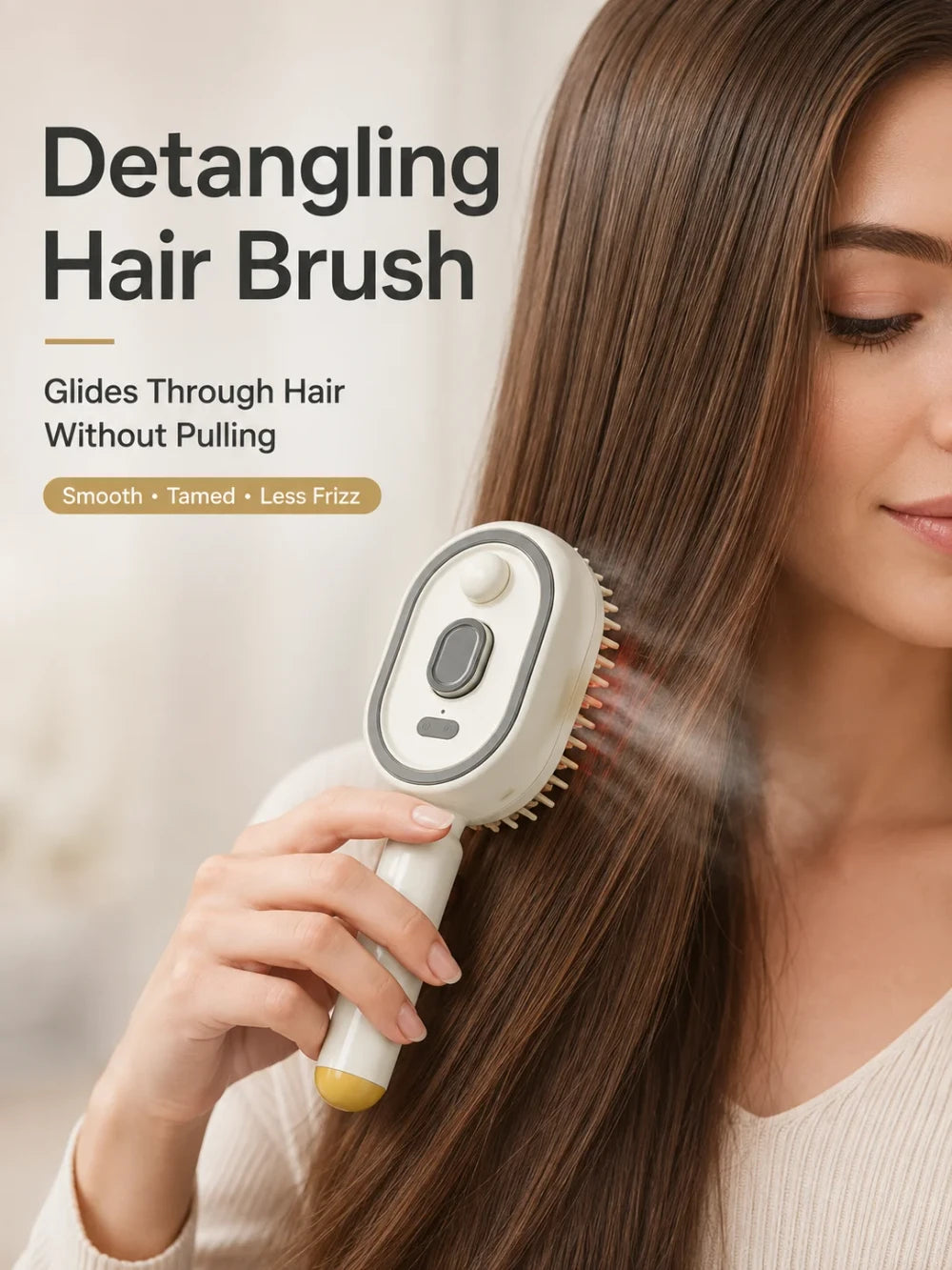 Rechargeable Anti Frizz Electric Hair Brush