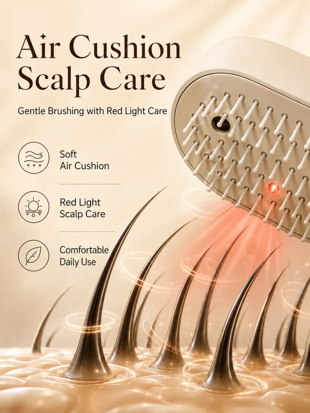 Rechargeable Anti Frizz Electric Hair Brush