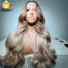 Ombre Blonde Human Hair Lace Front Wig