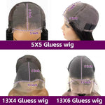 Straight Human Hair Glueless Wig