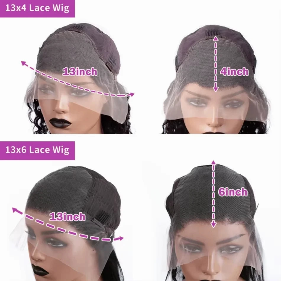 Straight Human Hair Lace Front Wig