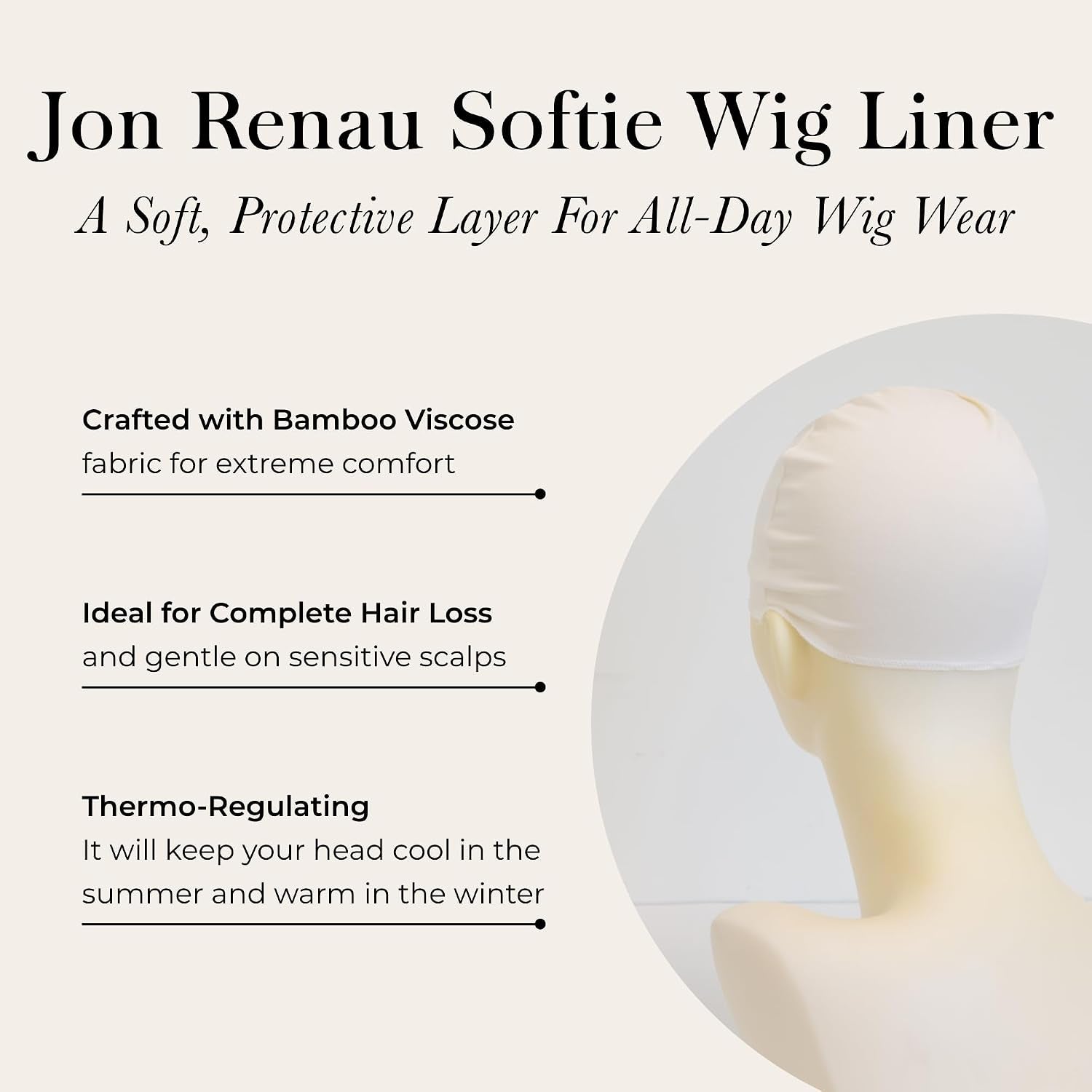 Wig Care Kit - Wide Tooth Comb, Paddle Brush & Softie Wig Liner