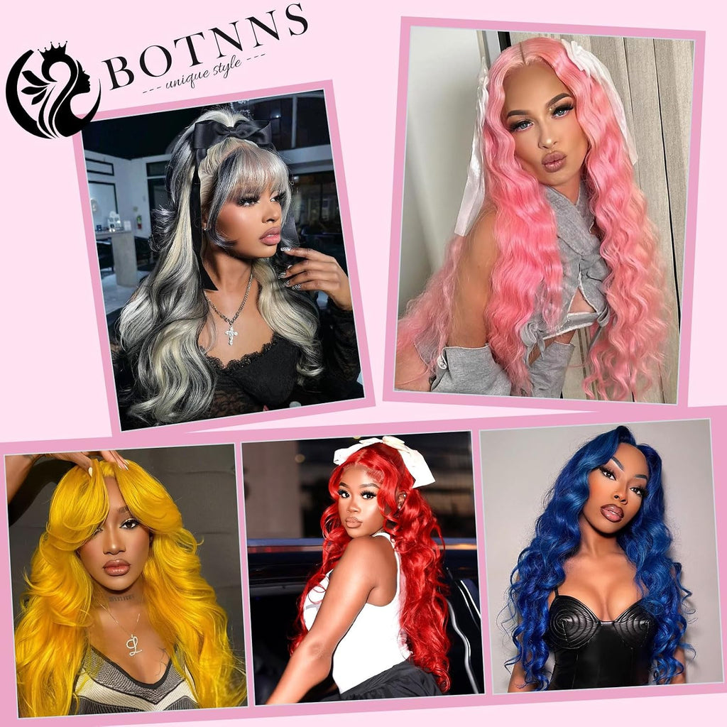 30 Inch 613 13X6 Lace Front Wig Human Hair 200 Density Blonde Wig Human Hair Blonde Body Wave Lace Front Wigs Human Hair Pre Plucked 613 HD Lace Frontal Wig 13X6