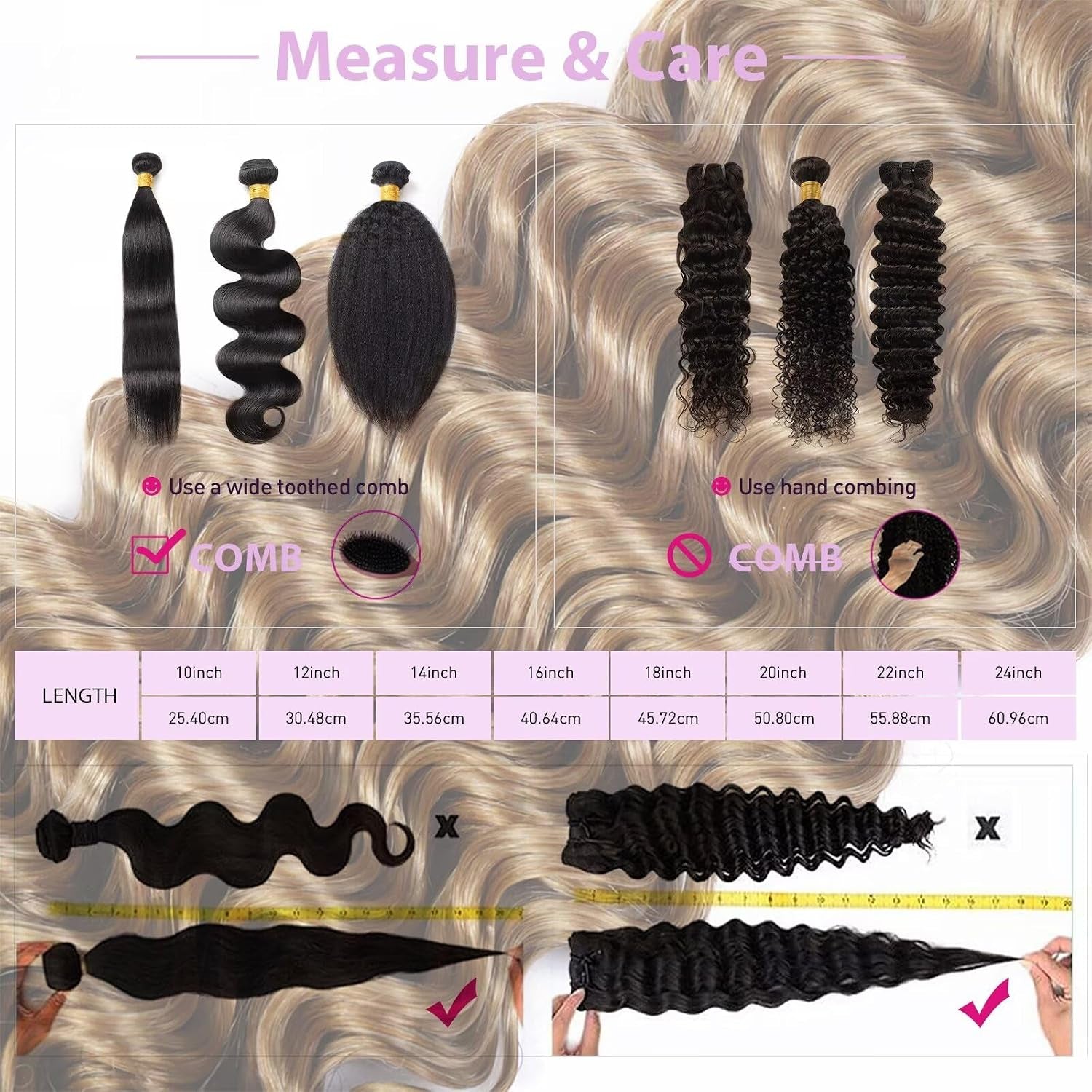 Deep Wave Human Hair Bundles Ombre Honey Blonde Bundles Human Hair 28 Inch T1B/27 Curly Bundles 10A Brazilian Virgin Wet and Wavy Human Hair Bundles Brown Water Wave Bundles 2 Tone Black to Blonde