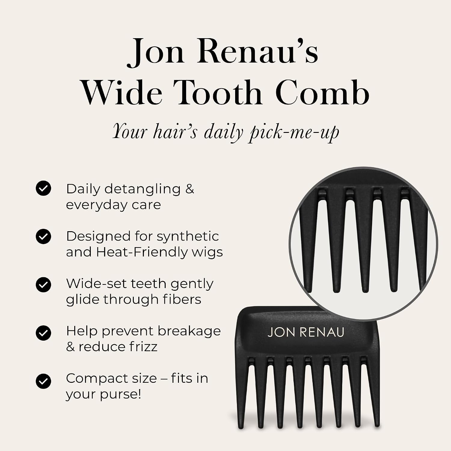 Wig Care Kit - Wide Tooth Comb, Paddle Brush & Softie Wig Liner