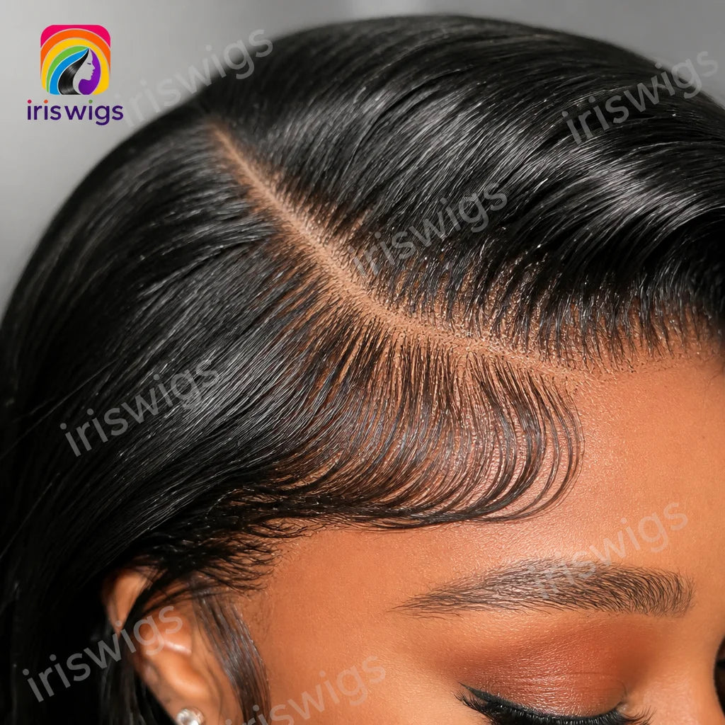 13x4 Lace Front Wig Cap Brazilian Remy Hair Transparent Body Wave Curly 180% Density Can Be Perm Dyed for Cross-Border