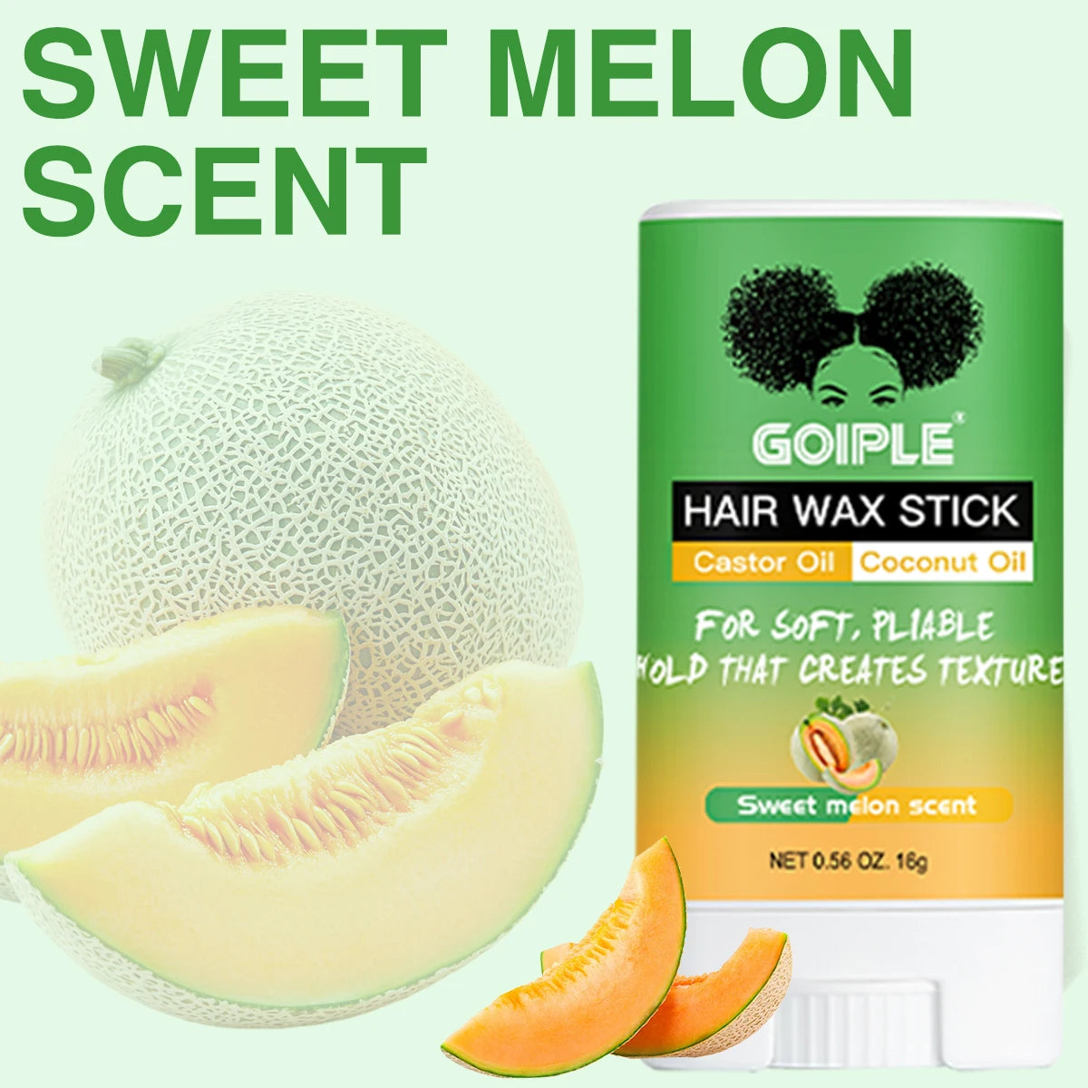 Lace Wig Melting Spray, Fast-Drying Invisible Adhesive, Smoothing Flyaway Hair Wax Stick and Edge Control Gel for Natural & Wigs