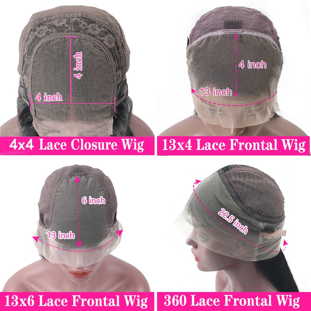 Chocolate Brown 13x4 Lace Front Human Hair Wig Body Wave Dark Brown 13x6 HD Lace Frontal Wig for Women 12 Inch 14 Inch