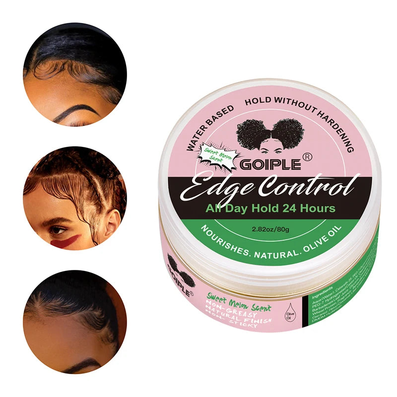 Lace Wig Melting Spray, Fast-Drying Invisible Adhesive, Smoothing Flyaway Hair Wax Stick and Edge Control Gel for Natural & Wigs