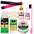 Lace Wig Melting Spray, Fast-Drying Invisible Adhesive, Smoothing Flyaway Hair Wax Stick and Edge Control Gel for Natural & Wigs