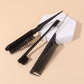 3 PCS Comb Set Edge Brush Bristle Hair Brush Rat Tail Comb, Hair Brush, Curly Hair Brush